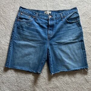 NWOT Madewell Long Denim Shorts